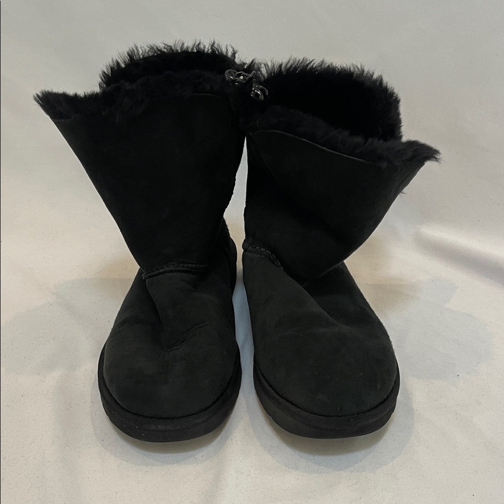 Women's Black Fur-Lined Boots